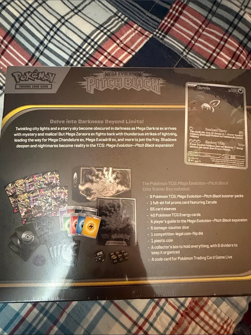 Pokémon Pitch Black ETB new Sealed Elite Trainer Box TCG trading Cards